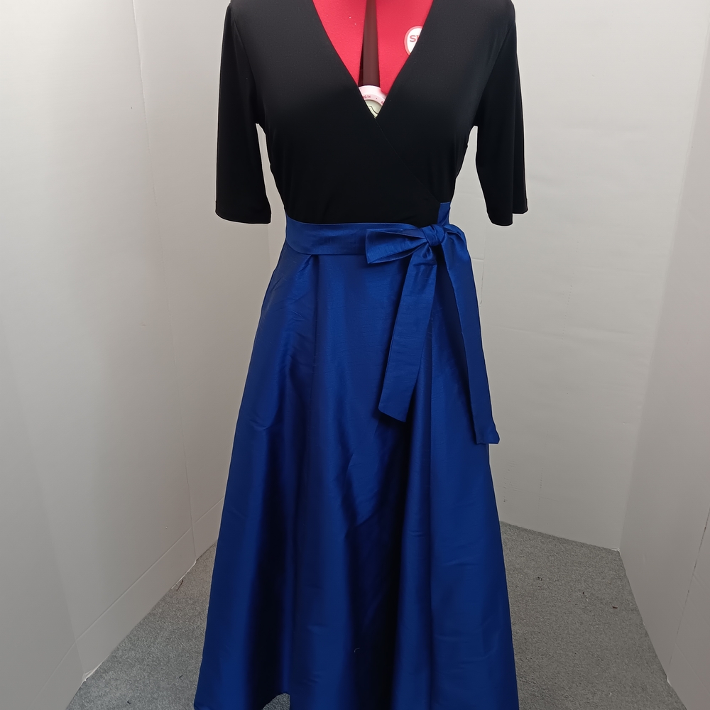 eShakti Elegant Black Dress